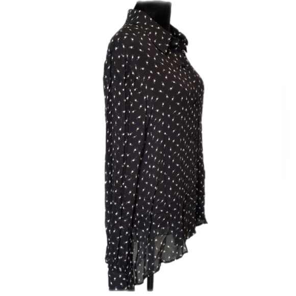 KARINA GRIMALDI Georgette Back Floral Blouse - Size S (runs big) - Picture 4 of 8